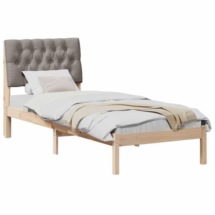 Cadru de pat cu tăblie tapițată cu headboard Maro 75 x 190 cm - WALTI WALTI