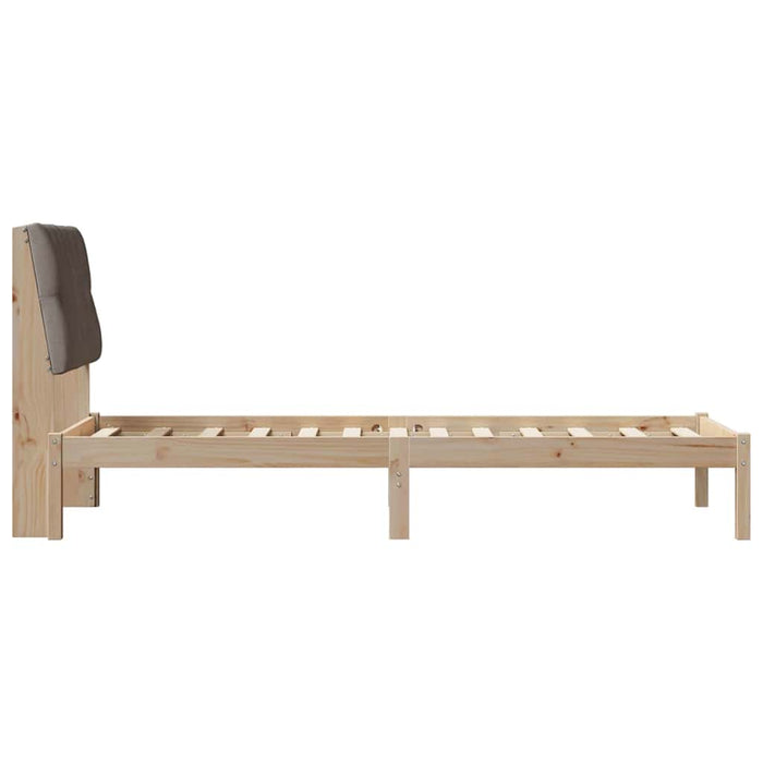 Cadru de pat cu tăblie tapițată cu headboard Maro 75 x 190 cm - WALTI WALTI