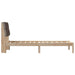 Cadru de pat cu tăblie tapițată cu headboard Maro 75 x 190 cm - WALTI WALTI