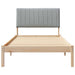 Cadru de pat cu headboard Maro 100 x 200 cm Lemn de pin masiv - WALTI WALTI