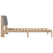Cadru de pat cu headboard Maro 100 x 200 cm Lemn de pin masiv - WALTI WALTI