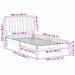 Cadru de pat cu headboard Maro 100 x 200 cm Lemn de pin masiv - WALTI WALTI