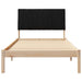 Cadru de pat cu headboard Maro 100 x 200 cm Lemn de pin masiv - WALTI WALTI