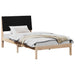Cadru de pat cu headboard Maro 100 x 200 cm Lemn de pin masiv - WALTI WALTI
