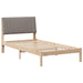 Cadru de pat cu headboard Maro 100 x 200 cm Lemn de pin masiv - WALTI WALTI