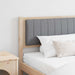 Tăblie tapițată cu headboard Maro 200 cm Lemn de pin masiv - WALTI WALTI