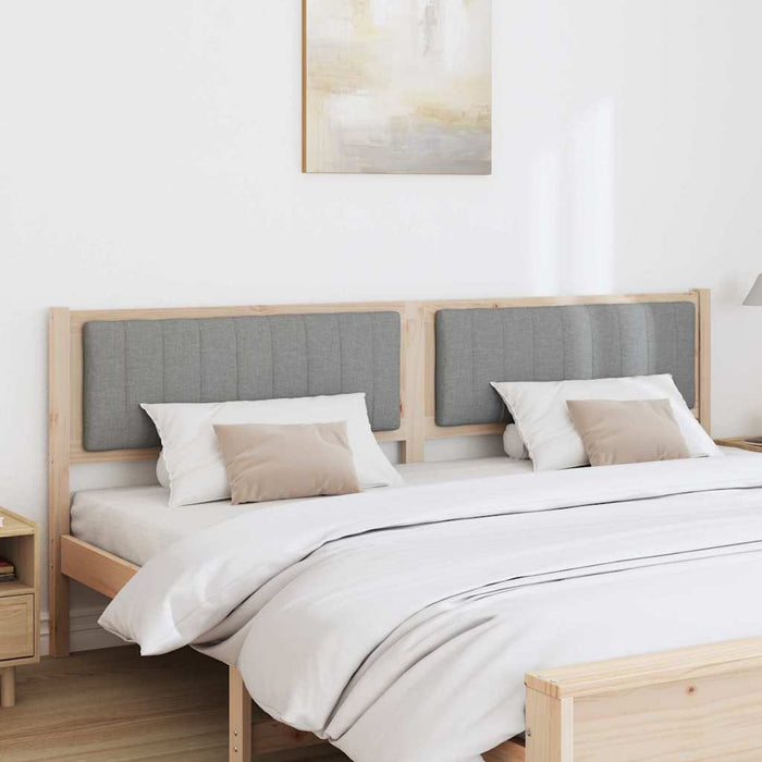Tăblie tapițată cu headboard Maro 200 cm Lemn de pin masiv - WALTI WALTI