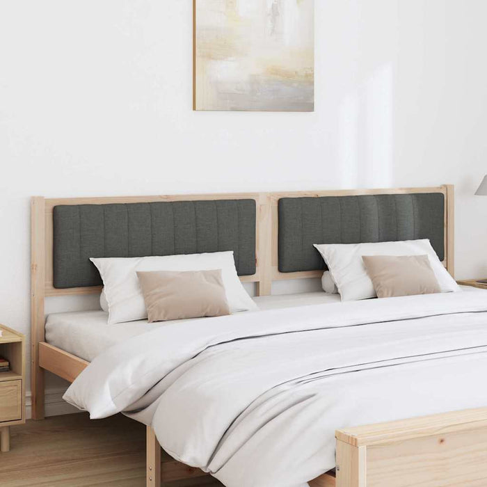 Tăblie tapițată cu headboard Maro 200 cm Lemn de pin masiv - WALTI WALTI