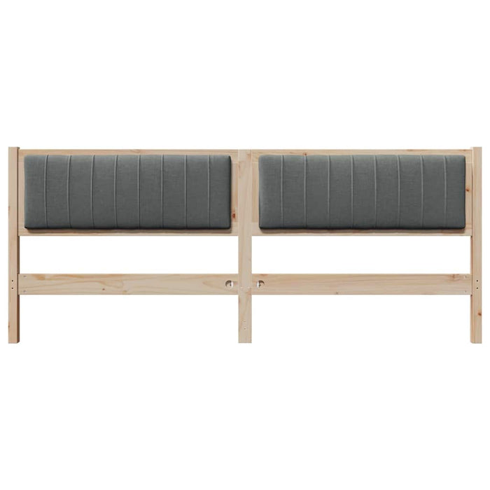 Tăblie tapițată cu headboard Maro 200 cm Lemn de pin masiv - WALTI WALTI