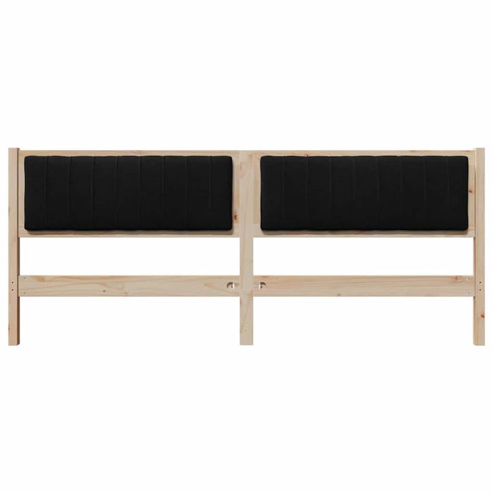 Tăblie tapițată cu headboard Maro 200 cm Lemn de pin masiv - WALTI WALTI
