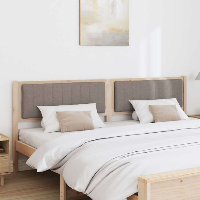 Tăblie tapițată cu headboard Maro 200 cm Lemn de pin masiv - WALTI WALTI
