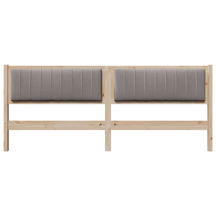 Tăblie tapițată cu headboard Maro 200 cm Lemn de pin masiv - WALTI WALTI