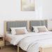 Tăblie tapițată cu headboard Maro 180 cm Lemn de pin masiv - WALTI WALTI