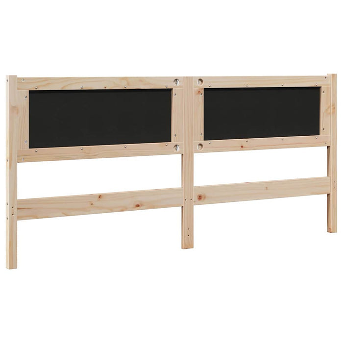 Tăblie tapițată cu headboard Maro 180 cm Lemn de pin masiv - WALTI WALTI