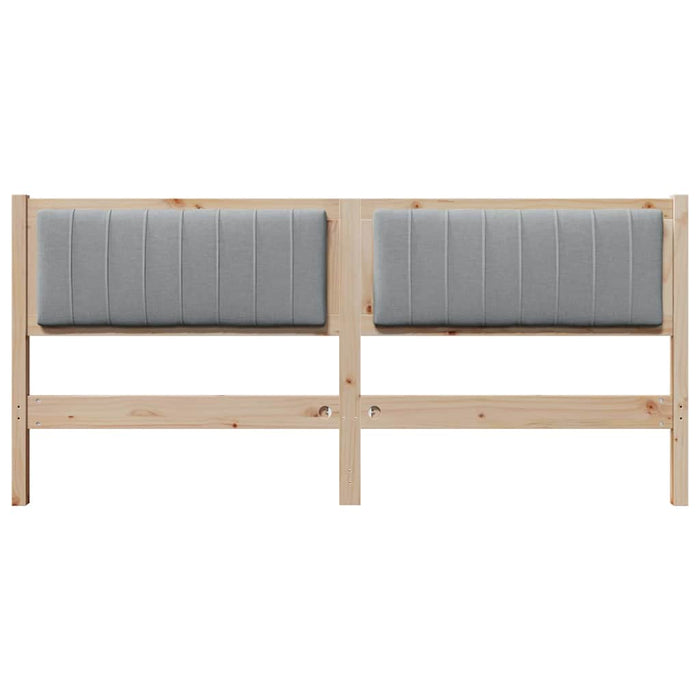 Tăblie tapițată cu headboard Maro 180 cm Lemn de pin masiv - WALTI WALTI