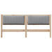 Tăblie tapițată cu headboard Maro 180 cm Lemn de pin masiv - WALTI WALTI