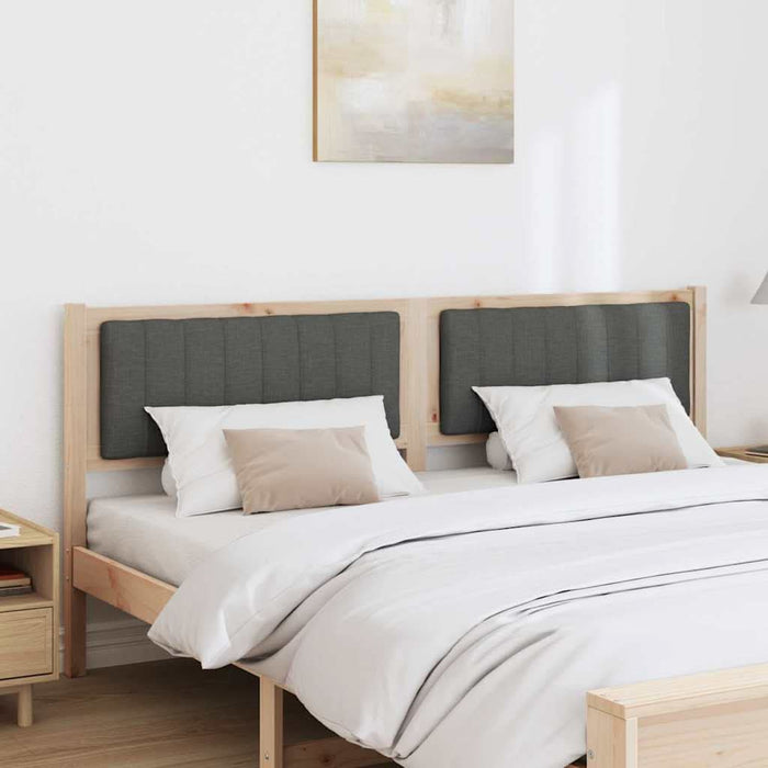Tăblie tapițată cu headboard Maro 180 cm Lemn de pin masiv - WALTI WALTI