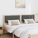 Tăblie tapițată cu headboard Maro 180 cm Lemn de pin masiv - WALTI WALTI