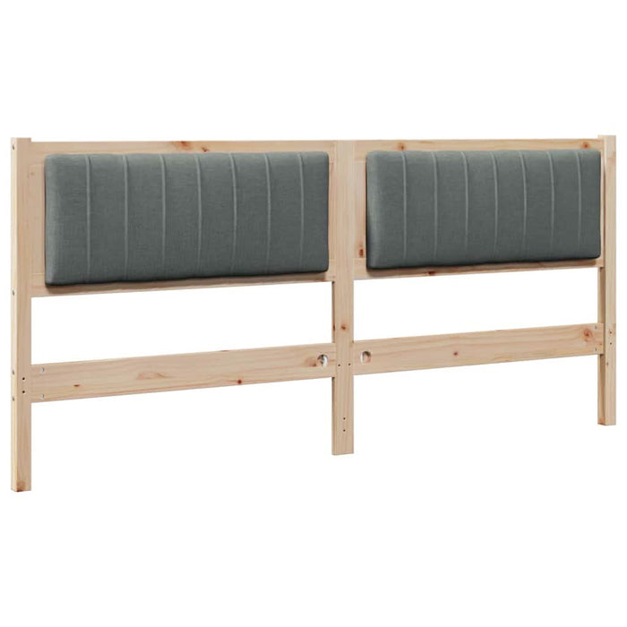 Tăblie tapițată cu headboard Maro 180 cm Lemn de pin masiv - WALTI WALTI