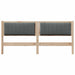 Tăblie tapițată cu headboard Maro 180 cm Lemn de pin masiv - WALTI WALTI