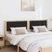 Tăblie tapițată cu headboard Maro 180 cm Lemn de pin masiv - WALTI WALTI