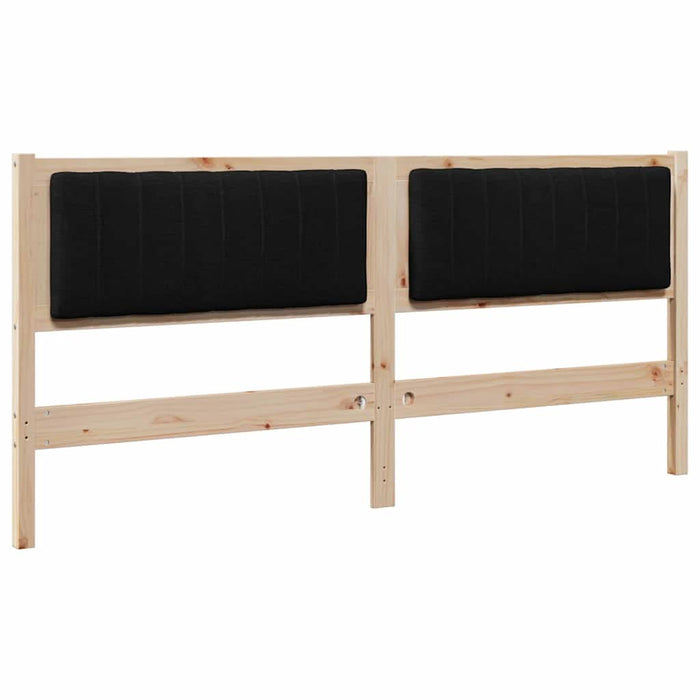 Tăblie tapițată cu headboard Maro 180 cm Lemn de pin masiv - WALTI WALTI