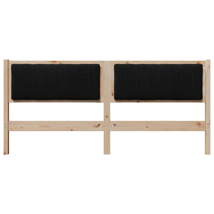 Tăblie tapițată cu headboard Maro 180 cm Lemn de pin masiv - WALTI WALTI