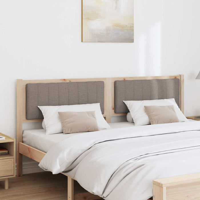 Tăblie tapițată cu headboard Maro 180 cm Lemn de pin masiv - WALTI WALTI