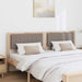Tăblie tapițată cu headboard Maro 180 cm Lemn de pin masiv - WALTI WALTI