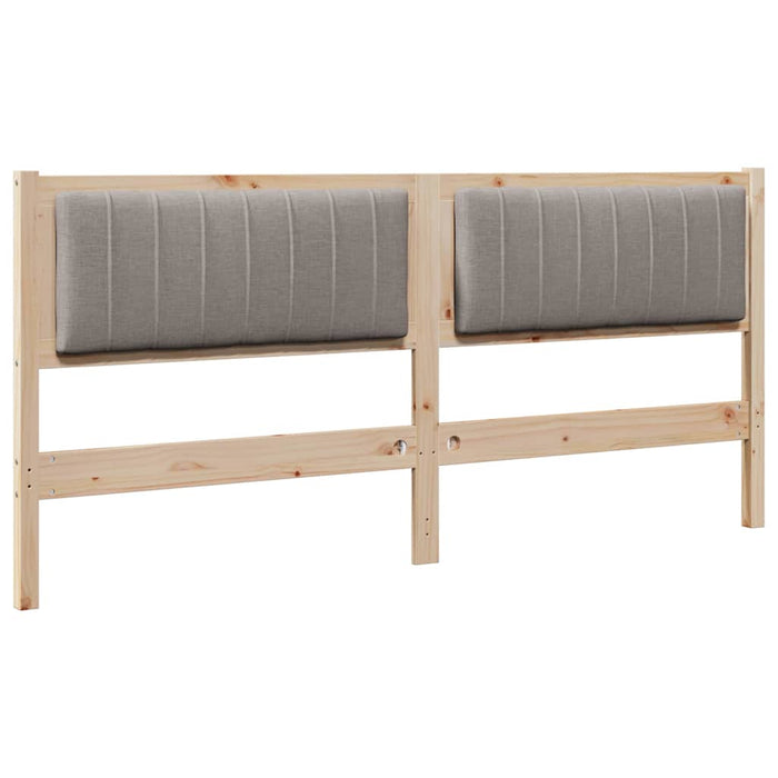 Tăblie tapițată cu headboard Maro 180 cm Lemn de pin masiv - WALTI WALTI