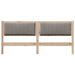 Tăblie tapițată cu headboard Maro 180 cm Lemn de pin masiv - WALTI WALTI