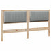 Tăblie tapițată cu headboard Maro 160 cm Lemn de pin masiv - WALTI WALTI