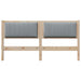 Tăblie tapițată cu headboard Maro 160 cm Lemn de pin masiv - WALTI WALTI