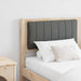 Tăblie tapițată cu headboard Maro 160 cm Lemn de pin masiv - WALTI WALTI