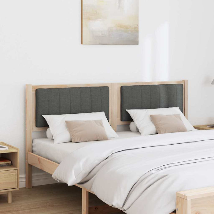 Tăblie tapițată cu headboard Maro 160 cm Lemn de pin masiv - WALTI WALTI