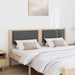 Tăblie tapițată cu headboard Maro 160 cm Lemn de pin masiv - WALTI WALTI