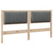 Tăblie tapițată cu headboard Maro 160 cm Lemn de pin masiv - WALTI WALTI