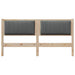 Tăblie tapițată cu headboard Maro 160 cm Lemn de pin masiv - WALTI WALTI