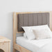 Tăblie tapițată cu headboard Maro 160 cm Lemn de pin masiv - WALTI WALTI