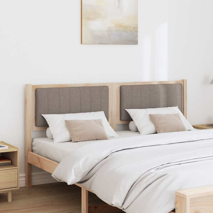 Tăblie tapițată cu headboard Maro 160 cm Lemn de pin masiv - WALTI WALTI
