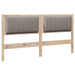 Tăblie tapițată cu headboard Maro 160 cm Lemn de pin masiv - WALTI WALTI