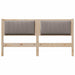 Tăblie tapițată cu headboard Maro 160 cm Lemn de pin masiv - WALTI WALTI