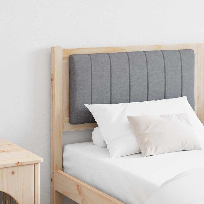 Tăblie tapițată cu headboard Maro 150 cm Lemn de pin masiv - WALTI WALTI