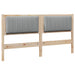 Tăblie tapițată cu headboard Maro 150 cm Lemn de pin masiv - WALTI WALTI