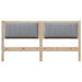 Tăblie tapițată cu headboard Maro 150 cm Lemn de pin masiv - WALTI WALTI