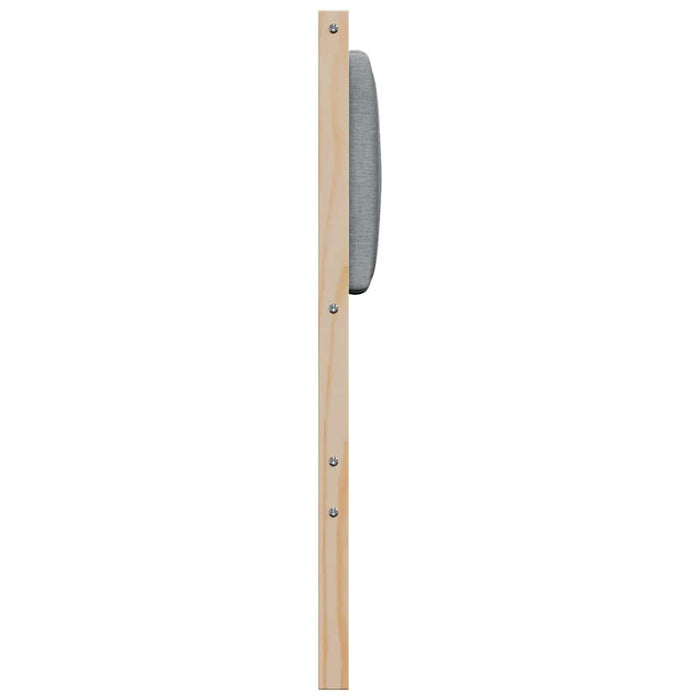 Tăblie tapițată cu headboard Maro 150 cm Lemn de pin masiv - WALTI WALTI