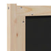 Tăblie tapițată cu headboard Maro 150 cm Lemn de pin masiv - WALTI WALTI