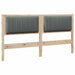 Tăblie tapițată cu headboard Maro 150 cm Lemn de pin masiv - WALTI WALTI