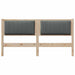 Tăblie tapițată cu headboard Maro 150 cm Lemn de pin masiv - WALTI WALTI