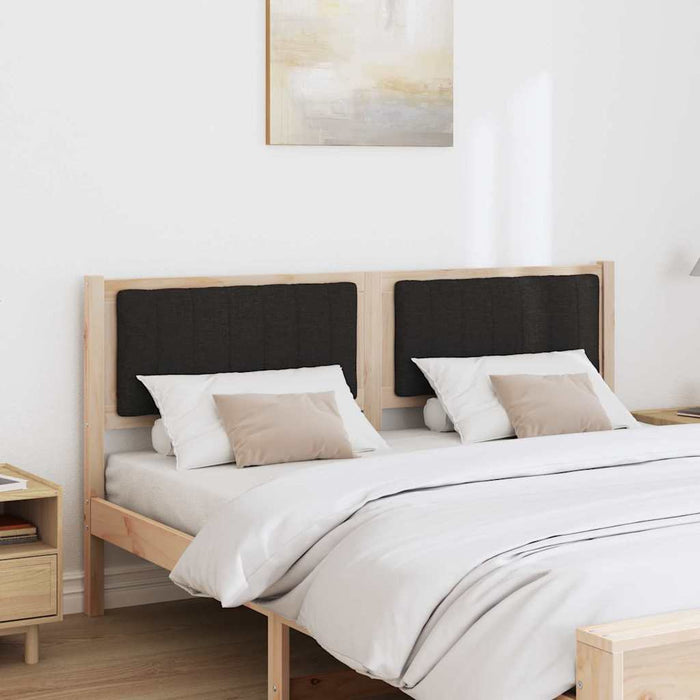 Tăblie tapițată cu headboard Maro 150 cm Lemn de pin masiv - WALTI WALTI